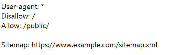 robots.txt 예시1